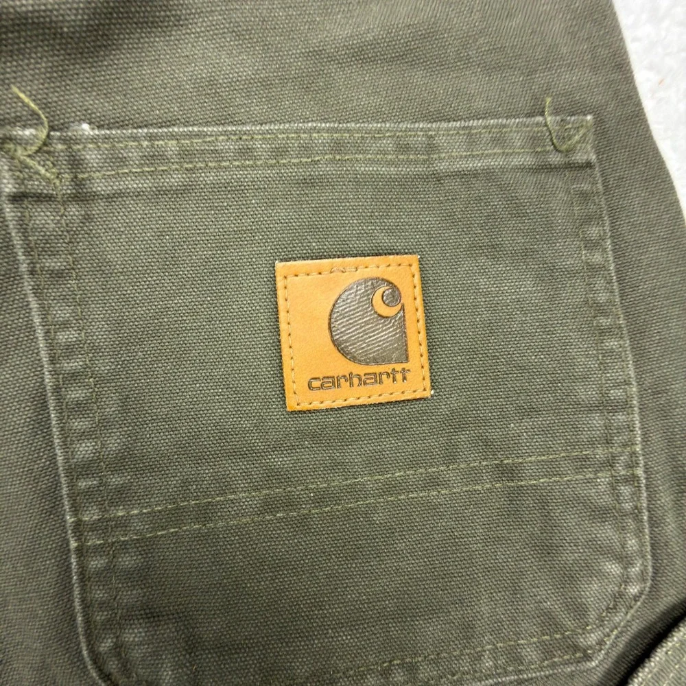 Carhartt Washed Duck Work Shorts Mens 29 B25 MOS Moss Green NWT NOS